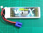 LiPo 7,4V 3000mAh  30-60C Vortex EC5.JPG